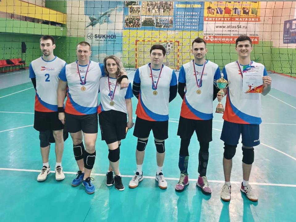 Команда СибНИА третий год подряд занимает первое место на турнирах по волейболу